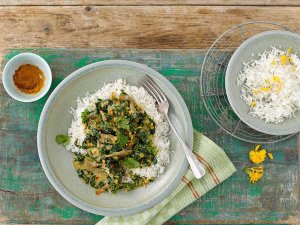 Schnelles Lamm-Spinat-Curry zu Basmatireis 37