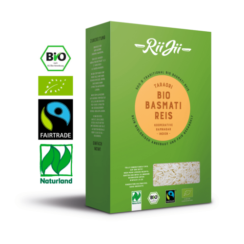 Bio-Basmati Reis, weiß (500g) 1